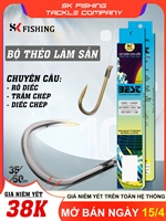 Thẻo câu đài BEST SK FISHING lưỡi sắc bén chuyên câu cá rô diếc chép trắm (10 Bộ Thẻo)